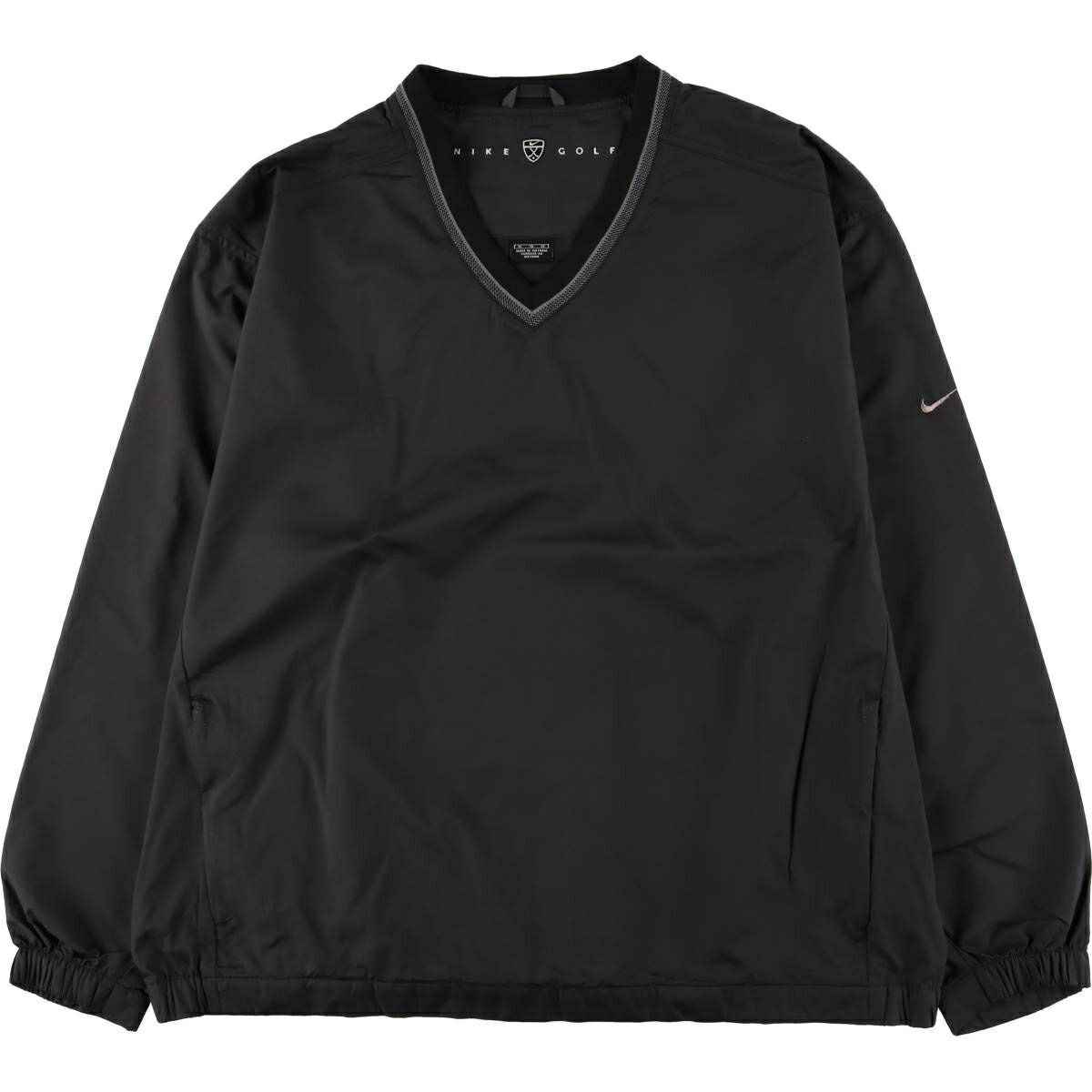 古着 ナイキ NIKE GOLF ゴルフ ハーフボタン ナイロンプルオーバー