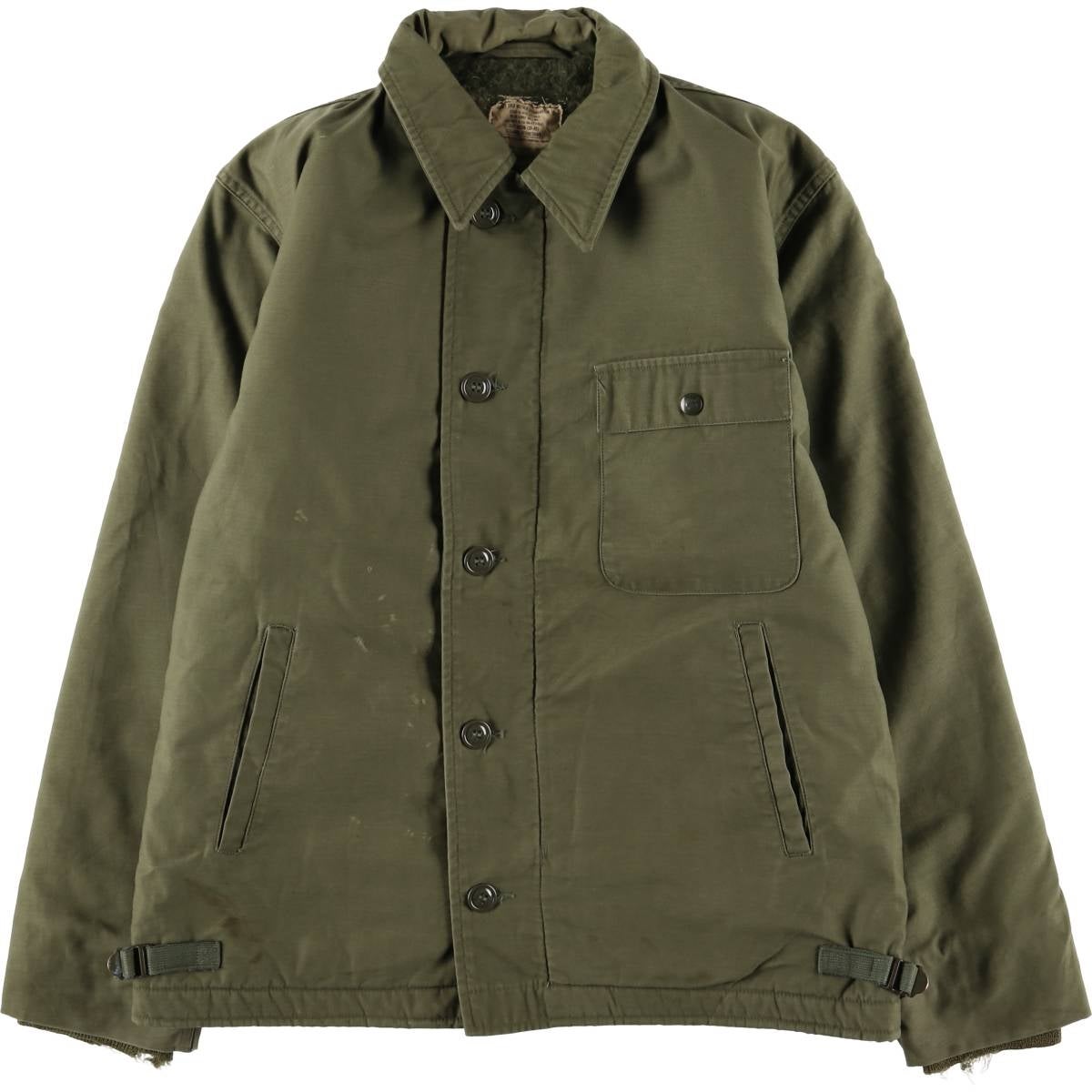 古着 90年代 米軍実品 アラミドジャケット ミリタリー デッキ