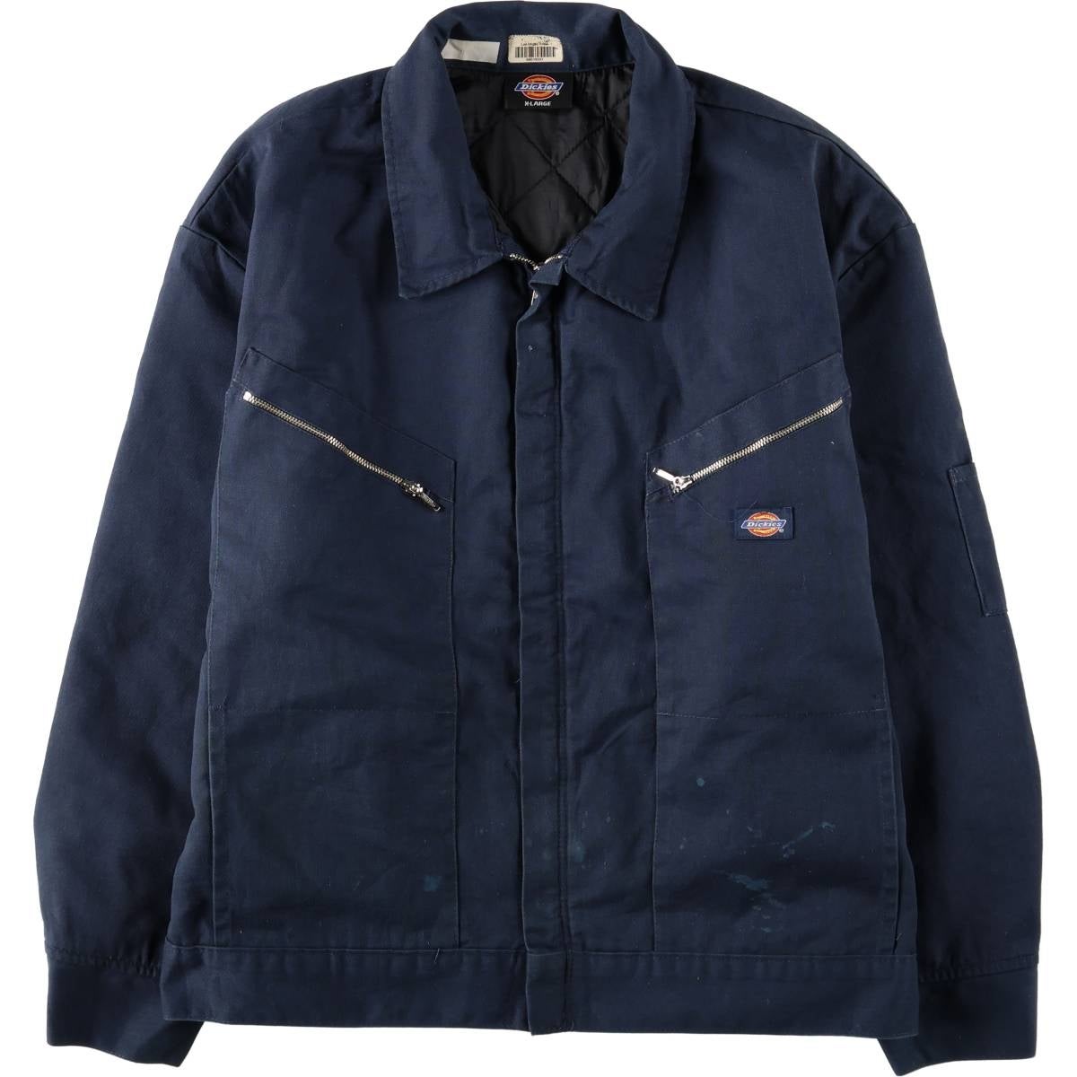 ディッキーズ メンズ ワークジャケット ヴィンテージ XL 古着 ディッキーズ Dickies 中綿入り ワークジャケット メンズXL相当