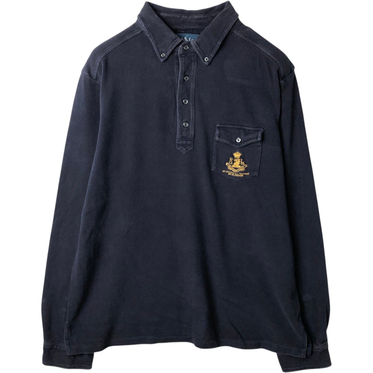 古着 ラルフローレン Ralph Lauren 長袖 ボタンダウン ライトネル