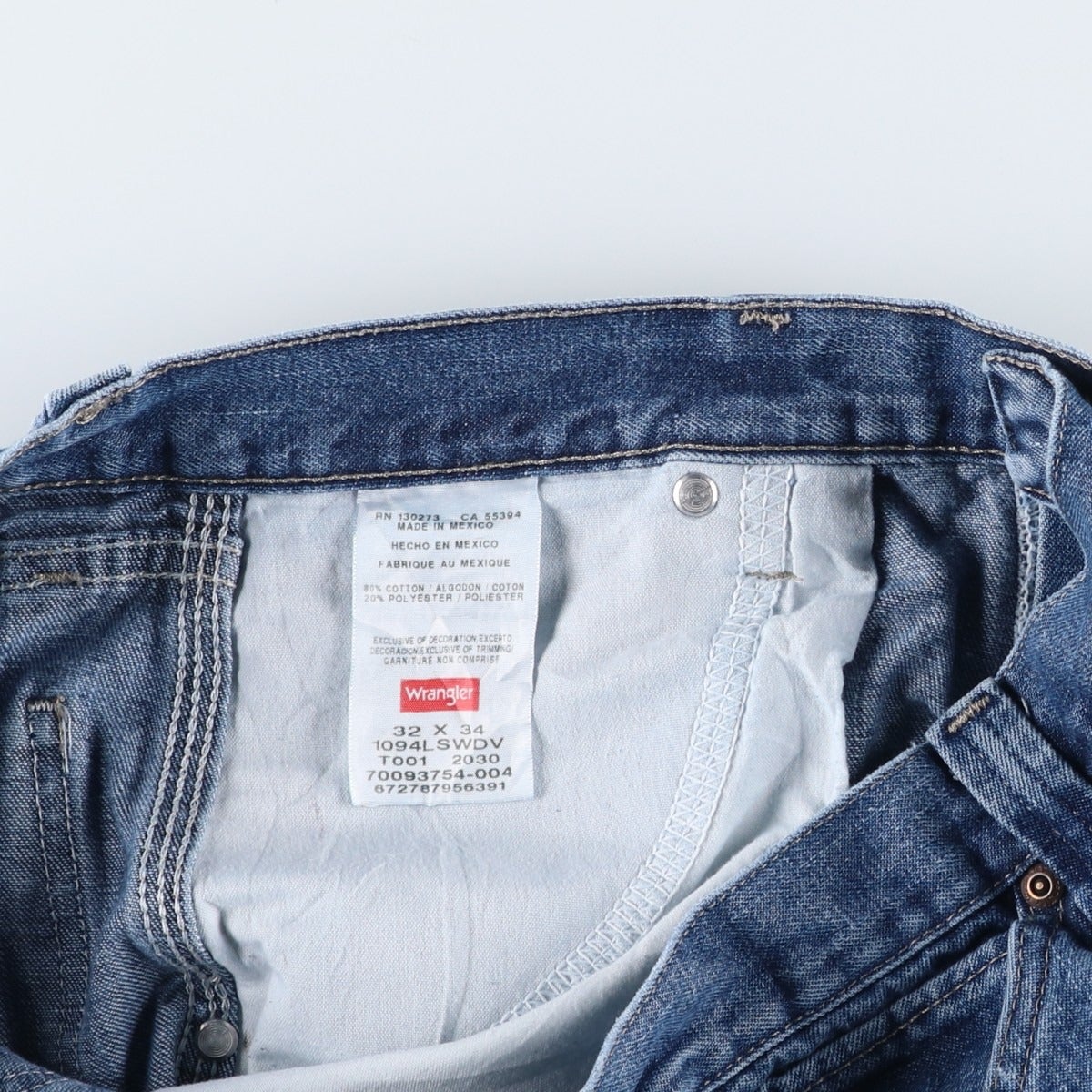 古着 00年代 ラングラー Wrangler デニムペインターパンツ メンズw33