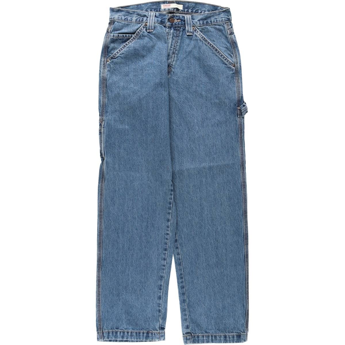古着 アルマーニ ARMANI JEANS ブラックデニム ストレートデニムパンツ