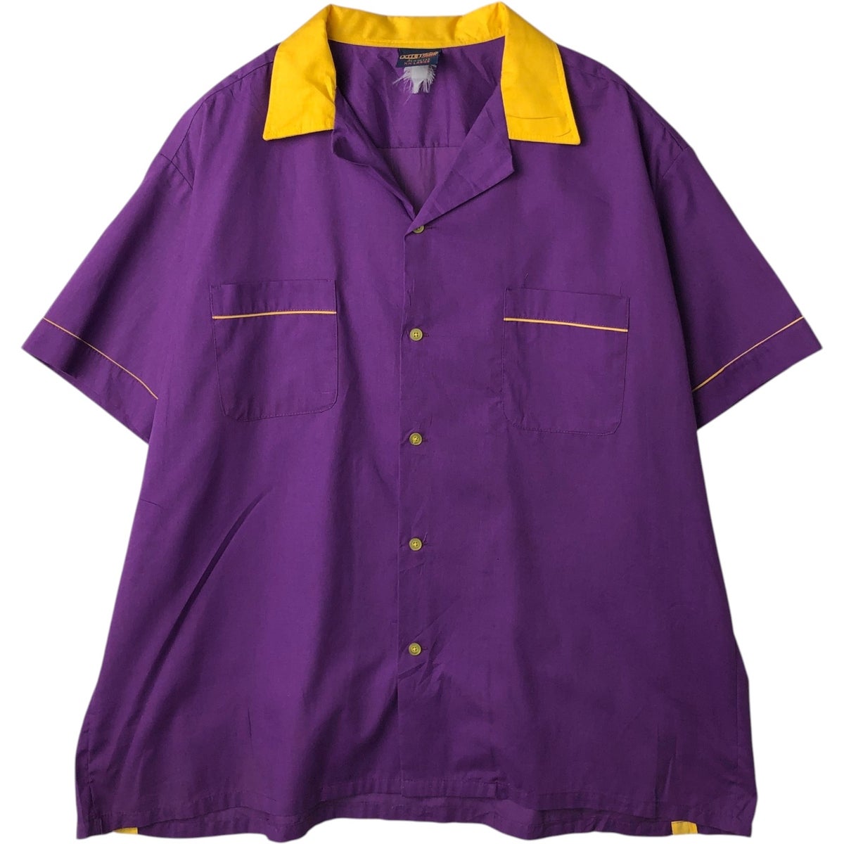古着 70年代 ナットナスト NAT NAST ワイドカラー ボウリングシャツ