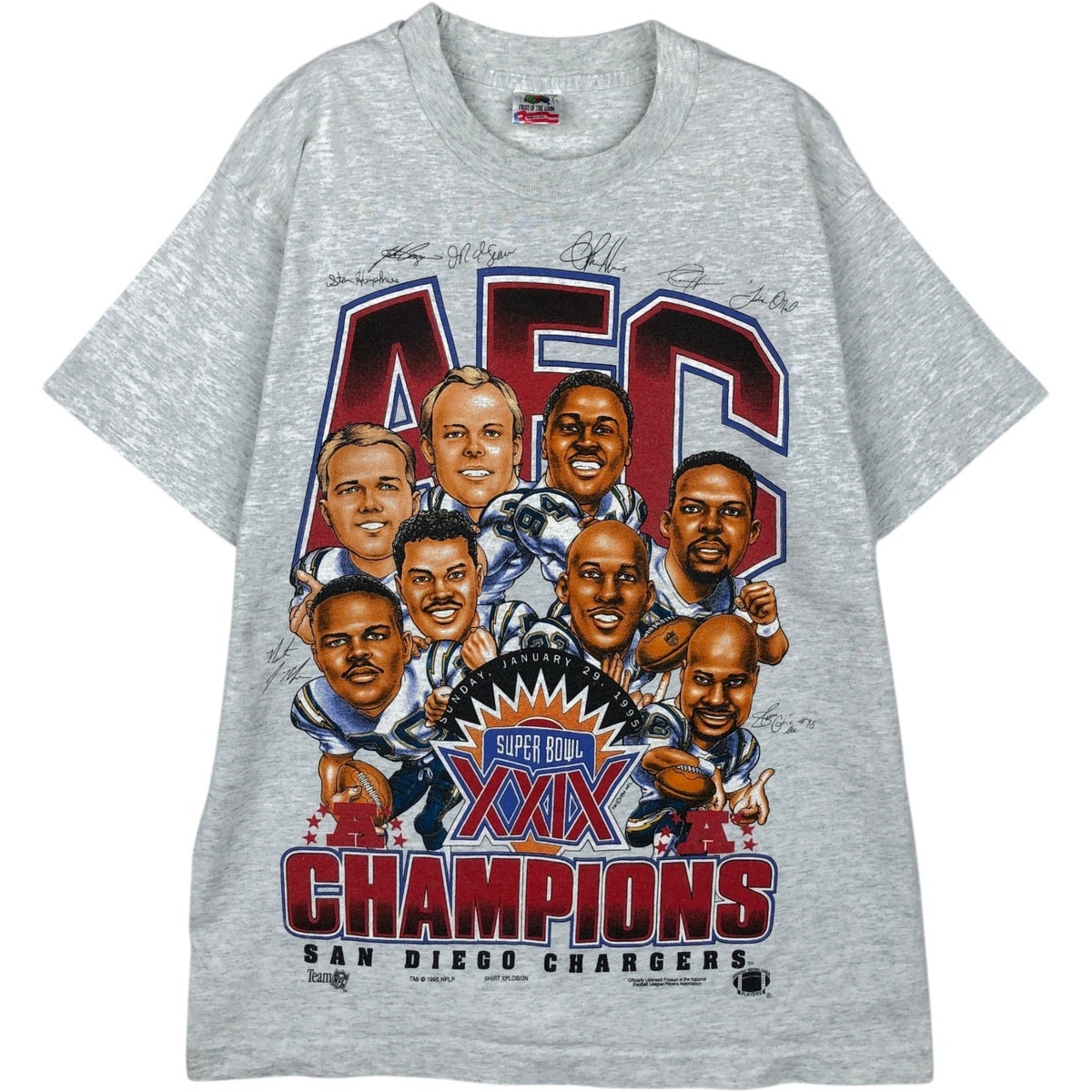 古着 90年代 フルーツオブザルーム FRUIT OF THE LOOM NFL SAN DIEGO