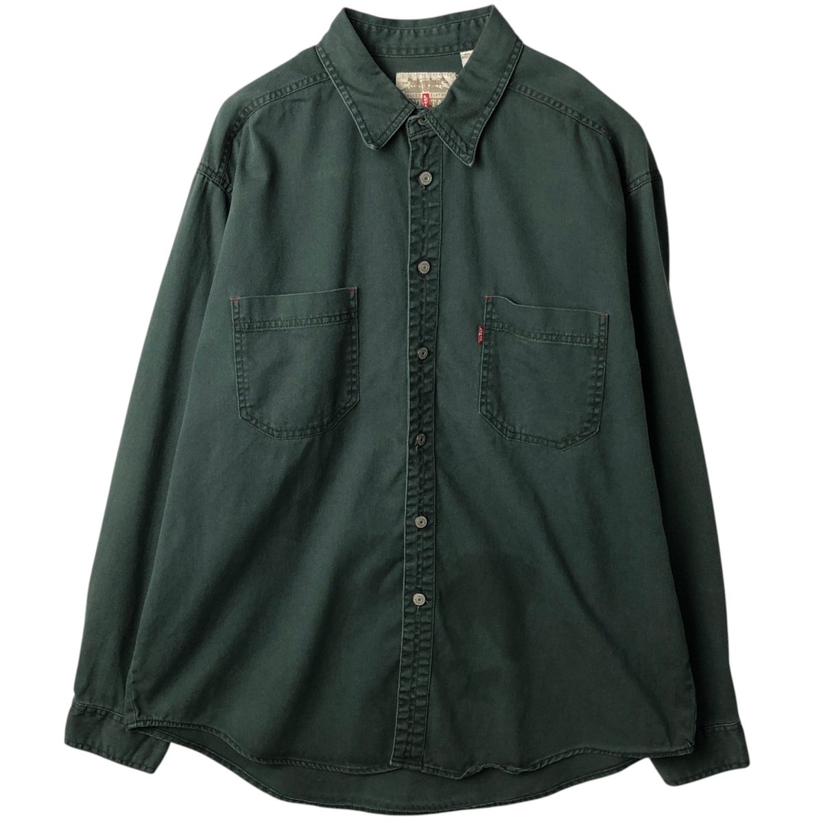 古着 90年代 リーバイス Levis RED TAB 長袖 ブラックデニムシャツ