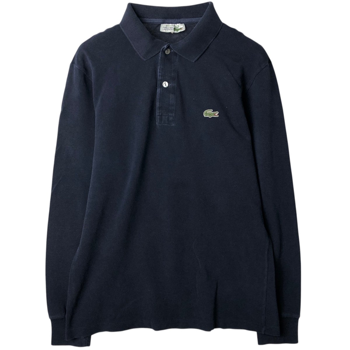 古着 70年代 ラコステ LACOSTE CHEMISE フレンチラコステ 長袖