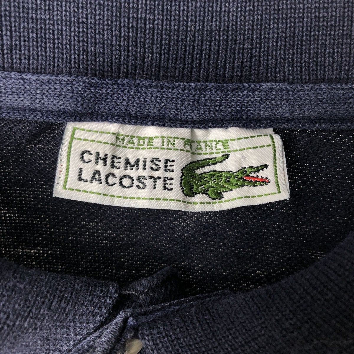 古着 ～80年代 ラコステ LACOSTE CHEMISE フレンチラコステ 長袖