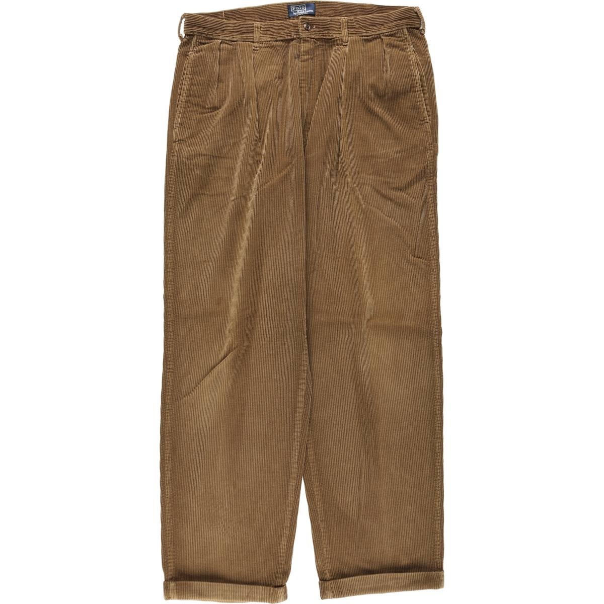 90s Polo by Ralph Lauren コーデュロイパンツ ブラウン VTG 90S POLO RALPH LAUREN CLASSIC ESSENTIAL BROWN CORDUROY ANDREW
