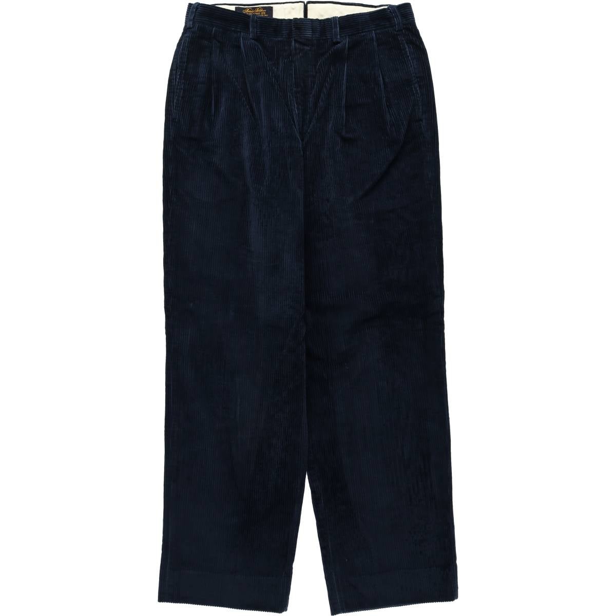 【未使用タグ付き】ブルックスブラザーズ スラックス ウール 黒 W32 BROOKS BROTHERS（ブルックスブラザーズ） スラックス ウール