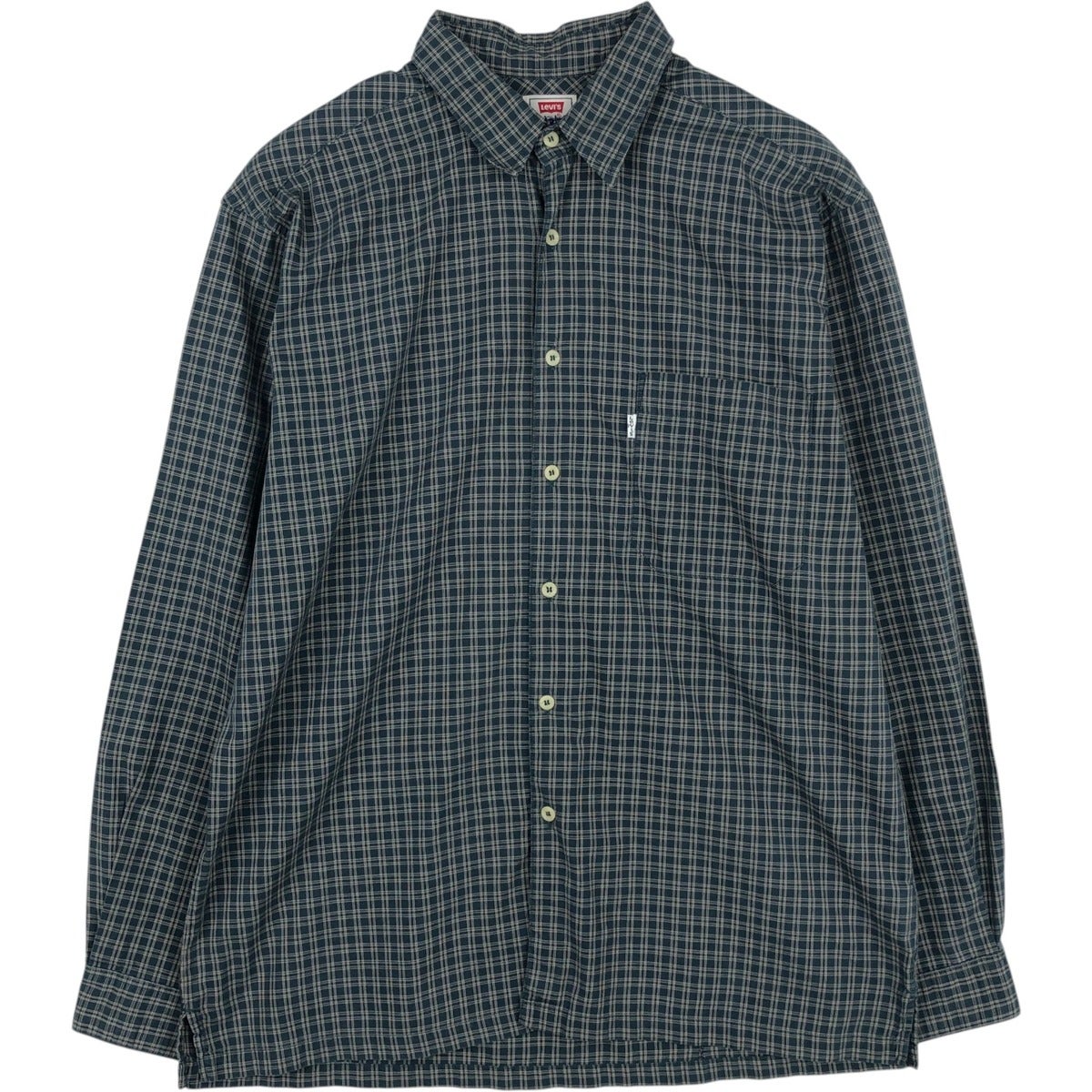 古着 70年代 リーバイス Levis オープンカラー 長袖 コーデュロイ