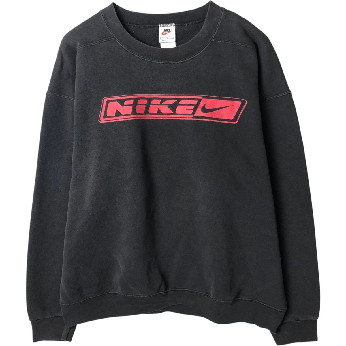 古着 90年代 ナイキ NIKE スウェットプルオーバーパーカー USA製