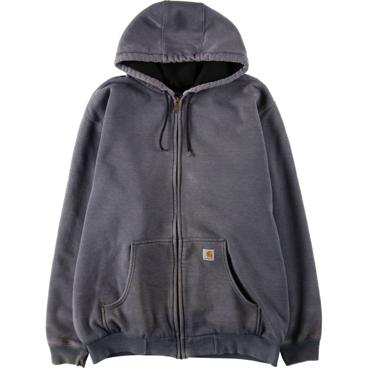 古着 カーハート Carhartt スウェットフルジップパーカー メンズL相当