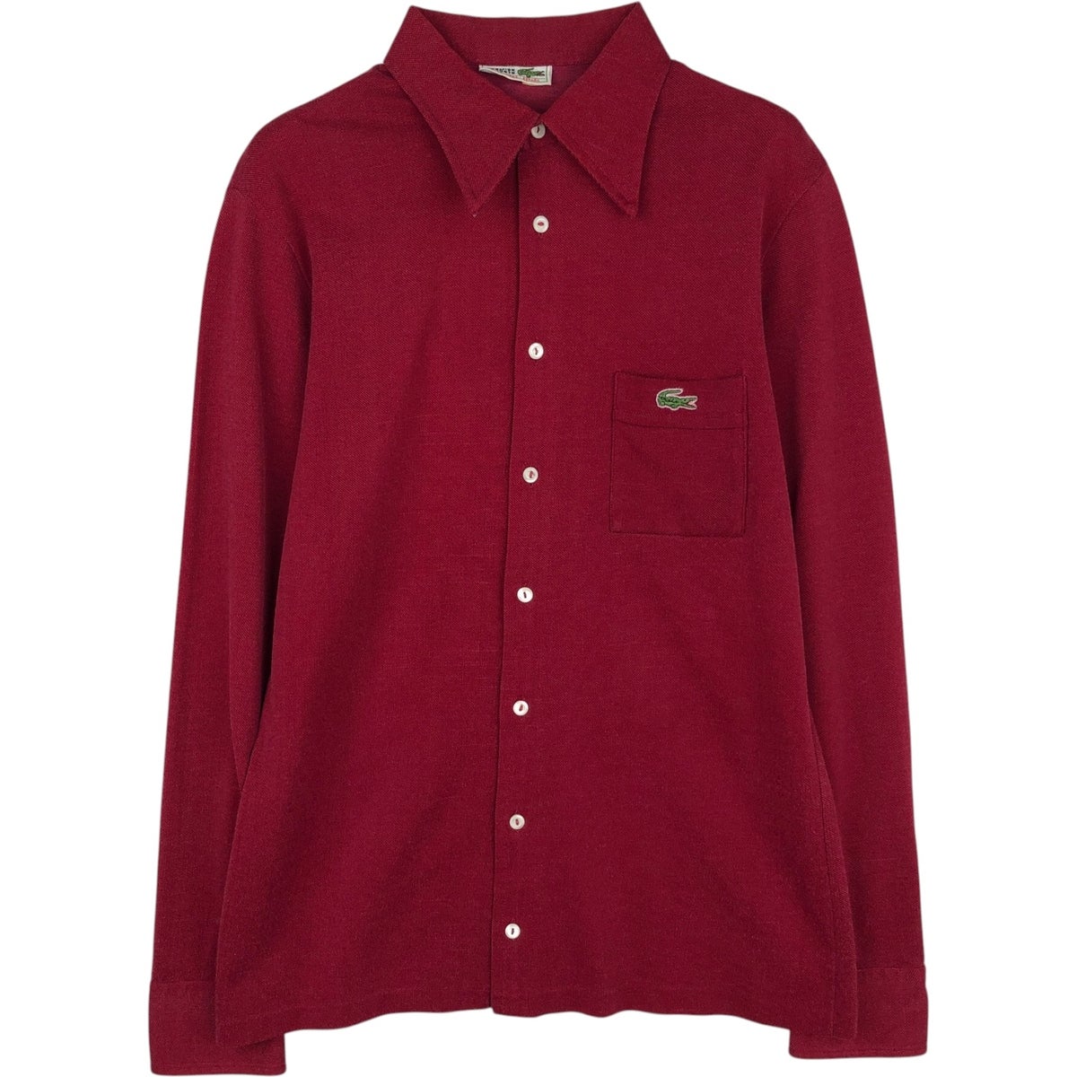 古着 80年代 ラコステ LACOSTE CHEMISE フレンチラコステ 長袖